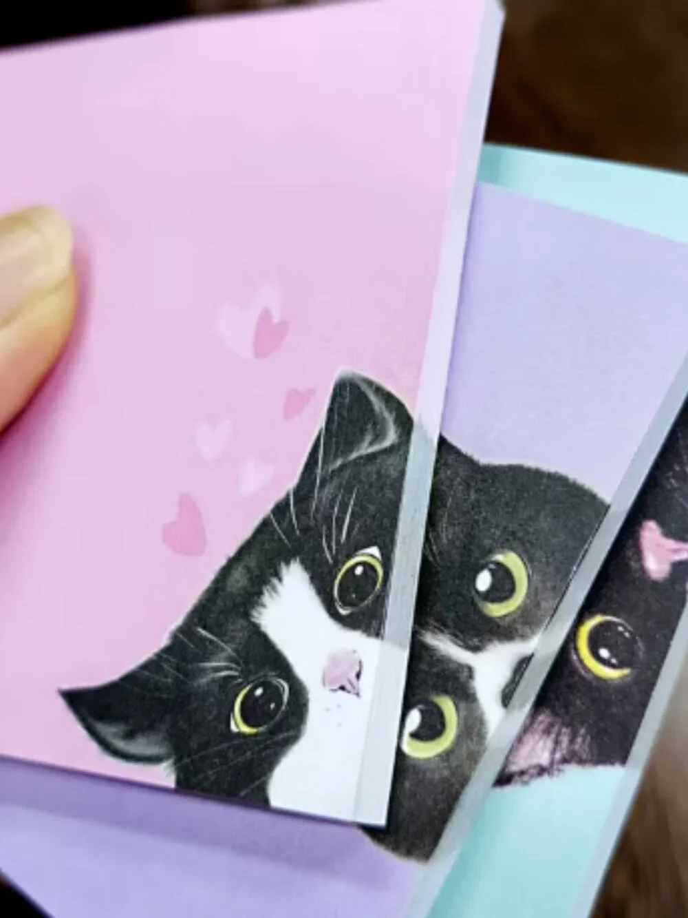 3- Cute Cat Sticky Note Packs